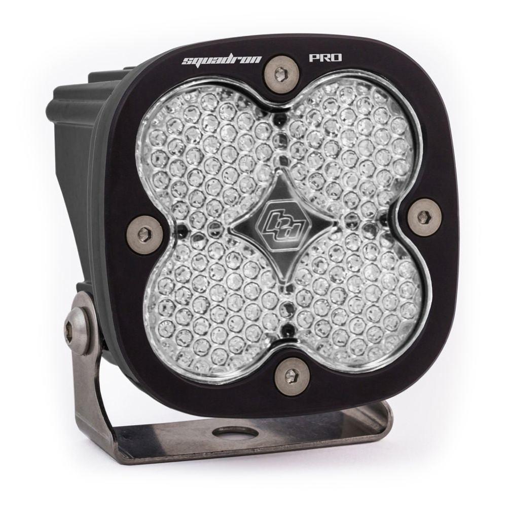 Baja Designs Auxiliary LED Light Pod Each Black Case Squadron Pro Series Work/Scene Pattern Clear Lens Universal 490006