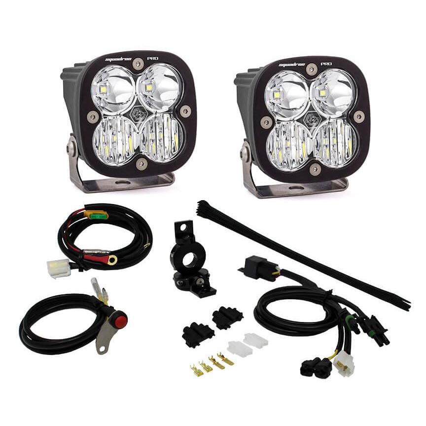 Baja Designs Auxiliary LED Light Pod Each Squadron Pro Series Driving/Combo Pattern Clear Lens Universal 497084
