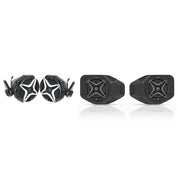 SSV Works Cage Mounted 6.5" Kick Speaker Pods W/ Overhead Unloaded 6.5" Speaker Adapters For Jeep Wrangler JL 18-22