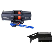 Viper V2 ATV Winch Kit 4500 lb Standard Spool With 40 Feet Black Synthetic Rope With Mount For Honda Foreman 500 2005-2006