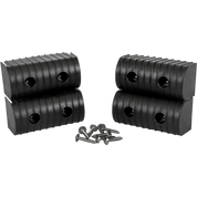 Caliber Bunkwrap End Cap Acc. 2X4 Black 4 Pk. W/ Hardware Kit 23051-BK