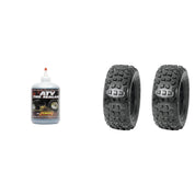 Set of 2 DURO DI-K758 Rear Tires 22x10-10 2-ply with QUADBOSS Sealant