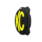 KC HiLiTES Gravity Titan/Pro6 6" Light Cover - Black / Yellow KC Logo 5111