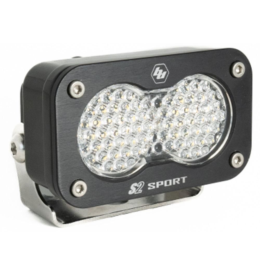 Baja Designs Auxiliary LED Light Pod Each S2 Sport Series Work/Scene Pattern Clear Lens Universal 540006