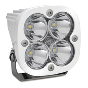Baja Designs Auxiliary LED Light Pod Each White Frame Squadron Sport Series Spot Pattern Clear Lens Universal 550001WT