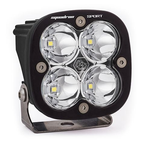 Baja Designs Auxiliary LED Light Pod Each Squadron Sport Series Spot Pattern Clear Lens Universal 550001