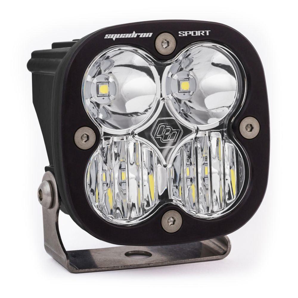 Baja Designs Auxiliary LED Light Pod Each Squadron Sport Series Wide Cornering Pattern Clear Lens Universal 550005
