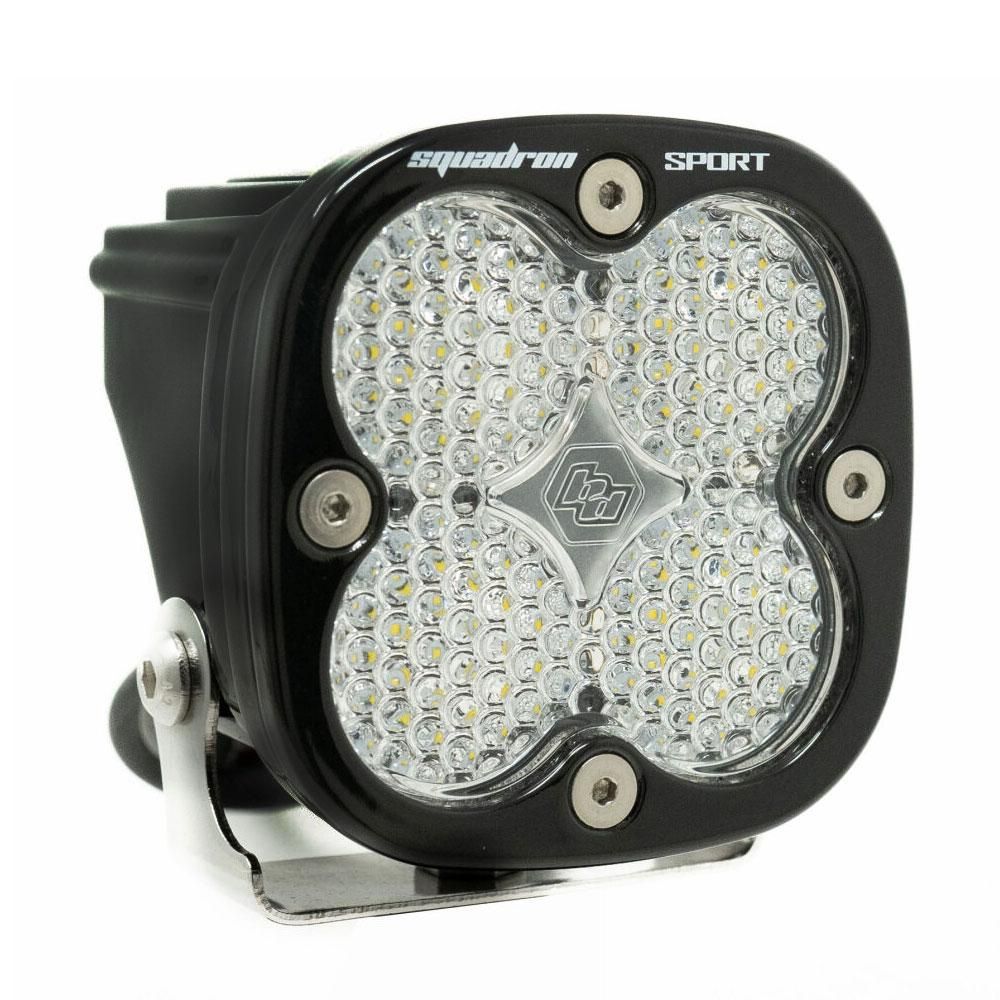 Baja Designs Auxiliary LED Light Pod Each Squadron Sport Series Work/Scene Pattern Clear Lens Universal 550006