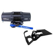Viper V2 UTV Winch Kit 3500 lb Standard Spool With 40 Feet Red Synthetic Rope With Mount For Polaris Models 2012-2013