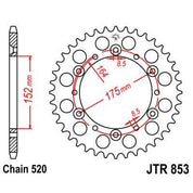 Front & Rear Sprocket Kit for YAMAHA SR500-520 Chain Conversion 91-00