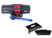 Viper V2 ATV Winch Kit 3500 lb Standard Spool With 40 Feet Green Synthetic Rope With Mount For Honda Foreman Rubicon 500 2005-2006