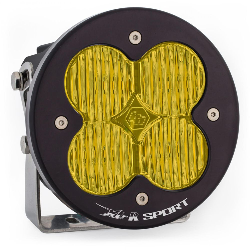 Baja Designs Auxiliary LED Light Pod Each XL-R Sport Series Wide Cornering Pattern Baja Amber Lens Universal 570015