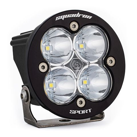 Baja Designs Auxiliary LED Light Pod Each Squadron-R Sport Series Spot Pattern Clear Lens Universal 580001