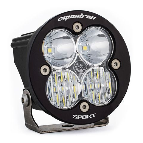 Baja Designs Auxiliary LED Light Pod Each Squadron-R Sport Series Driving/Combo Pattern Clear Lens Universal 580003