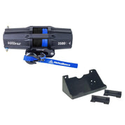 Viper V2 UTV Winch Kit 4500 lb Standard Spool With 40 Feet Black Synthetic Rope With Mount For Polaris RZR Turbo S/4 2018-2021