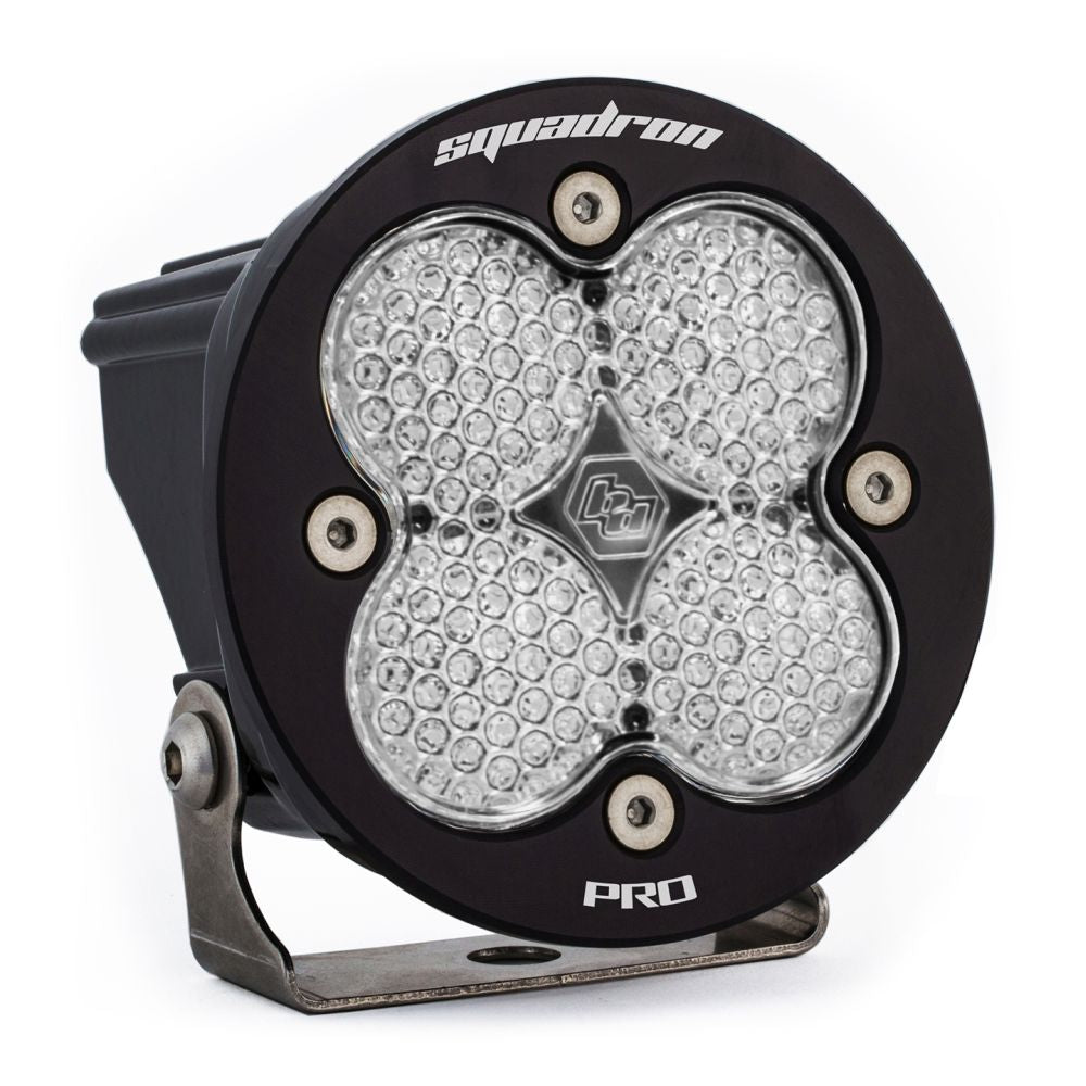 Baja Designs LED Light Pod Each Squadron-R Pro Series Work/Scene Pattern Clear Lens Universal 590006