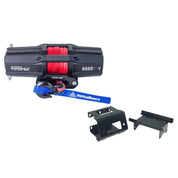 Viper V2 ATV Winch Kit 3500 lb Standard Spool With 40 Feet Black Synthetic Rope With Mount For Polaris Sportsman Models 2010-2014