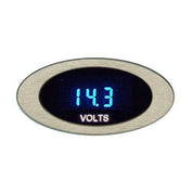 Dakota Digital ION Series Oval Bezel Volt Voltmeter Gauge 0-17.0 VDC  ION-05-1