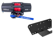 Viper V2 UTV Winch Kit 4500 lb Standard Spool With 40 Feet Black Synthetic Rope With Mount For Kawasaki Mule 600 610 2005-2016