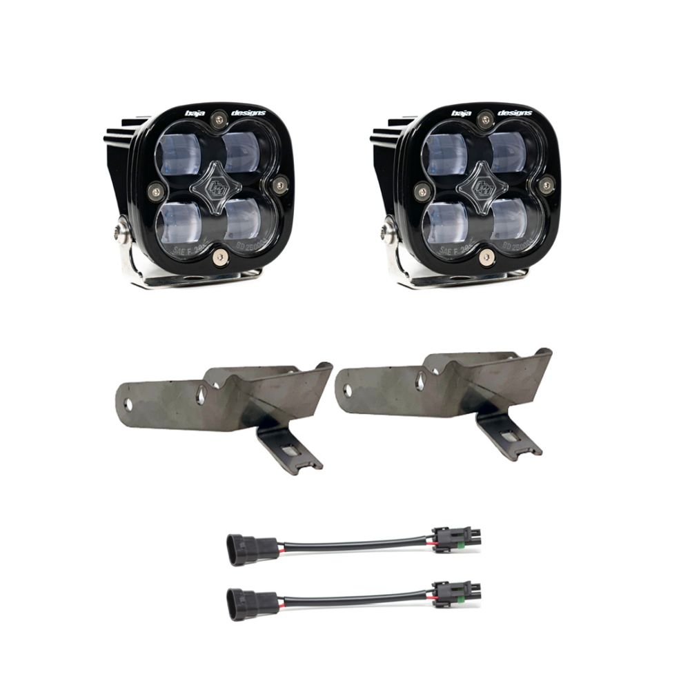 Baja Designs Fog Pocket Light Kit Squadron Series SAE Pattern Clear Lens 630821