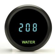 Dakota Digital 2-1/16" Round  Universal Water Temperature Gauge Teal ODYR-04-1