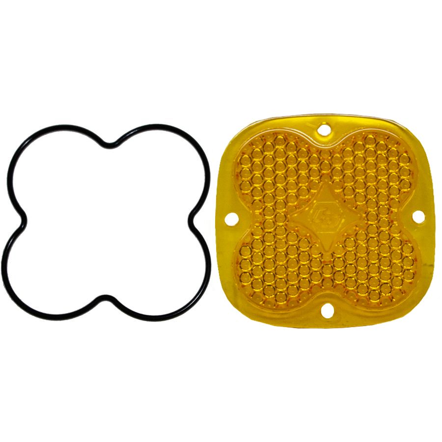 Baja Designs Light Pod Lens Kit Squadron Series Work/Scene Pattern Baja Amber Universal 668416