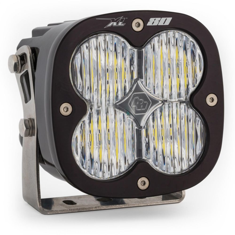 Baja Designs Auxiliary LED Light Pod Each XL80 Series Wide Cornering Pattern Clear Lens Universal 670005