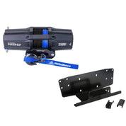 Viper V2 UTV Winch Kit 4500 lb Standard Spool With 40 Feet Black Synthetic Rope With Mount For Honda Pioneer 500 2015-2021