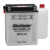BikeMaster Performance Conventional Battery For Yamaha TX650 1974 White