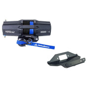 Viper V2 ATV Winch Kit 4500 lb Standard Spool With 40 Feet Black Synthetic Rope With Mount For Kawasaki Brute Force 750 2005-2020