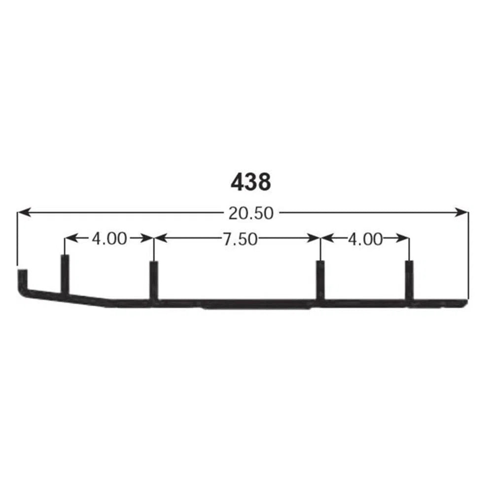 SPI WB-000-438 Spi Defender Hardweld Runners, Skidoo