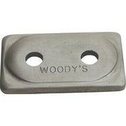 Woodys ANG-3775-B Angled Aluminum Support Plate 5/16' - 96 Pcs