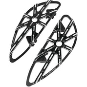 Arlen Ness 10-Gauge Black Driver Floorboards 410-005