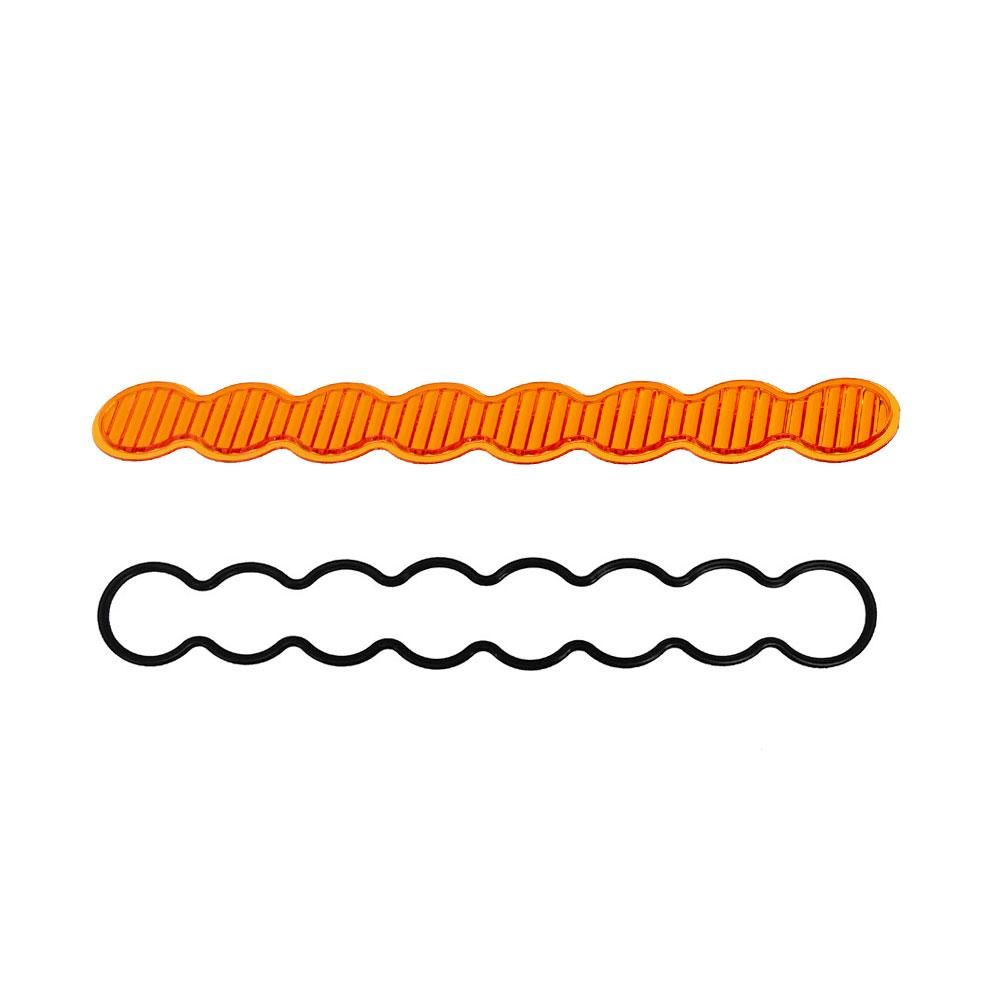 Baja Designs Light Bar Lens Kit 10 inch S8 Series Wide Cornering Pattern Factory Amber Lens Universal 708316