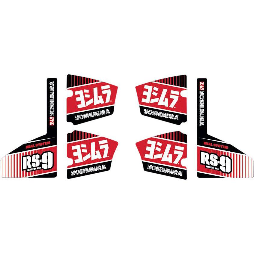 Yoshimura RS-9 Decal Sticker Set 6pcs RS9-NB004