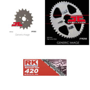 420 RK-M Standard Chain, Front & Rear Sprocket Kit for HONDA ATC70 1976-1981
