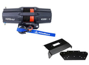 Viper V2 ATV Winch Kit 3500 lb Standard Spool With 40 Feet Green Synthetic Rope With Mount For Honda Foreman Rubicon 500 2005-2006