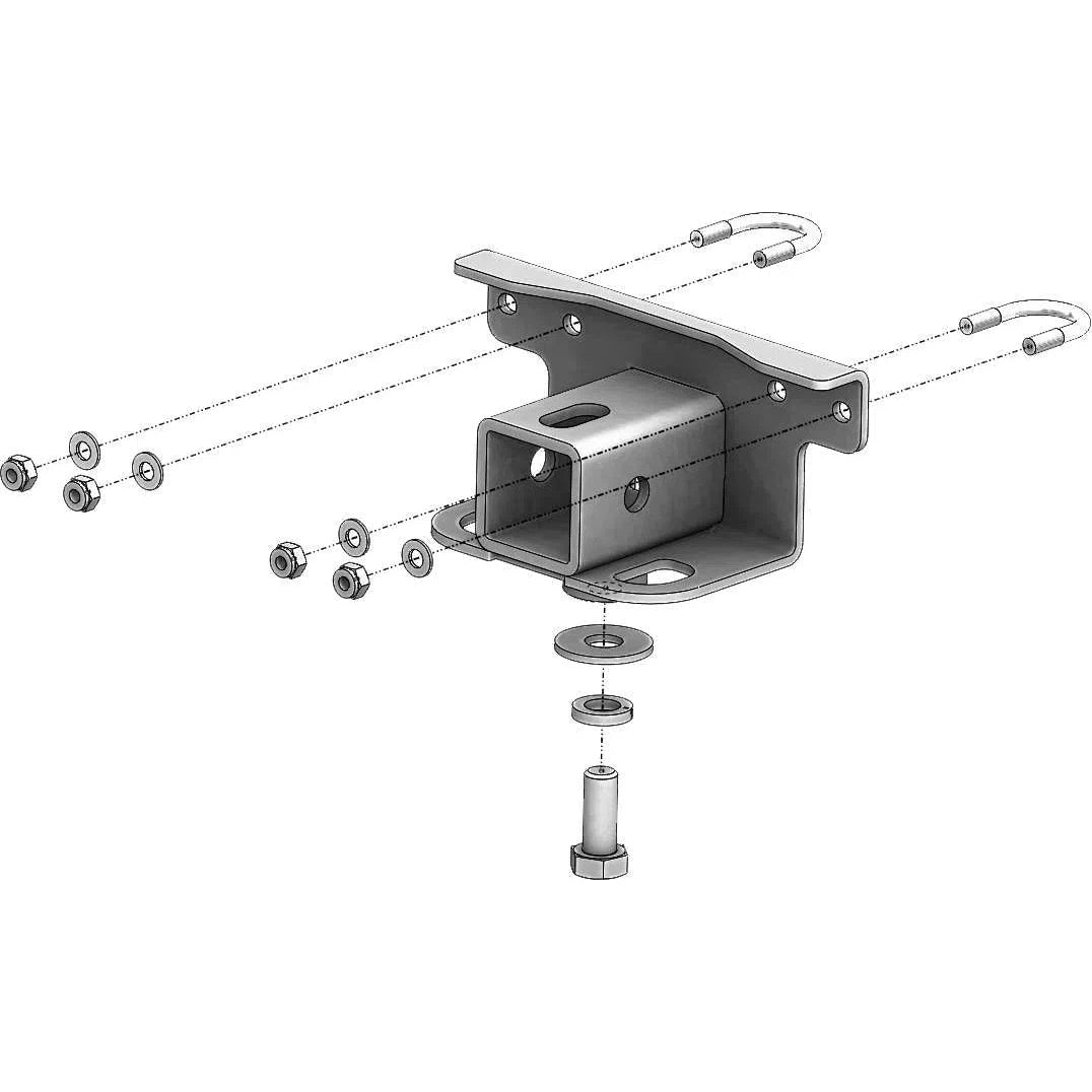 KFI 2" ATV Receiver Hitch, Rear - 101280
