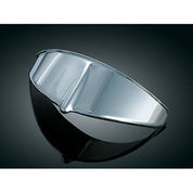 KURYAKYN CHROME HEADLIGHT VISOR FOR HARLEY DAVIDSON 7" HEADLIGHT MODELS 2182