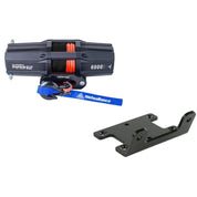 Viper V2 ATV Winch Kit 3500 lb Standard Spool With 40 Feet Blue Synthetic Rope With Mount For Yamaha Models 2007-2012