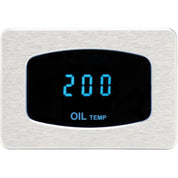Dakota Digital Series I Rectangle Bezel Oil Temperature Gauge Temp ODY-07-1 New
