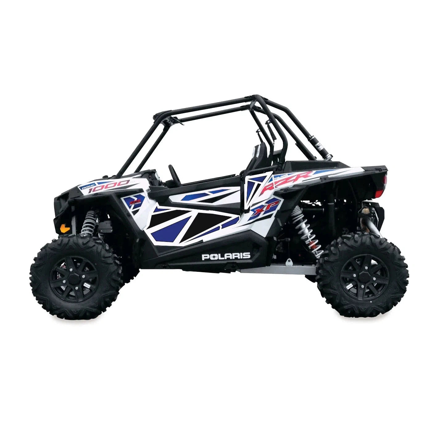 DragonFire Racing RZR XP 1000 Door Graphics - White Lightning - 07-1114