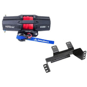 Viper V2 UTV Winch Kit 3500 lb Standard Spool With 40 Feet Black Synthetic Rope With Mount For Polaris Ranger Models 2010-2014