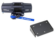 Viper V2 ATV Winch Kit 4500 lb Standard Spool With 40 Feet Black Synthetic Rope With Mount For Suzuki King Quad Models 2007-2010