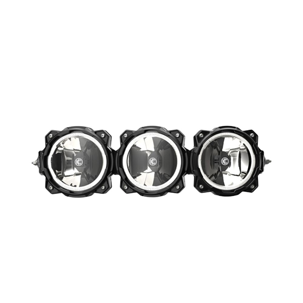 KC HiLiTES 20" Gravity Pro6 LED - 3-Light - Light Bar System - 60W Combo Beam