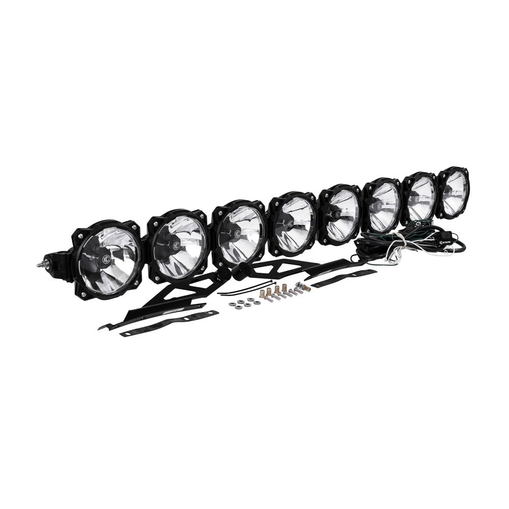 KC HiLiTES 50" Pro6 Gravity LED - 8-Light - Light Bar System - 160W Combo Beam - for 05-23 Toyota Tacoma