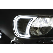 Kuryakyn Tracer Red/Gold Headlight Vent Accents 2947