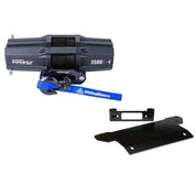 Viper V2 UTV Winch Kit 3500 lb Standard Spool With 40 Feet Black Synthetic Rope With Mount For Polaris Ranger Models 2015-2016