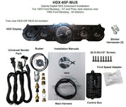 Dakota Digital 1965-1966 Ford Mustang HDX Analog Gauge kit HDX-65F-MUS