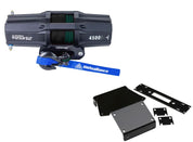 Viper V2 ATV Winch Kit 3500 lb Standard Spool With 40 Feet Red Synthetic Rope With Mount For Honda Rancher 350/450 2004-2007